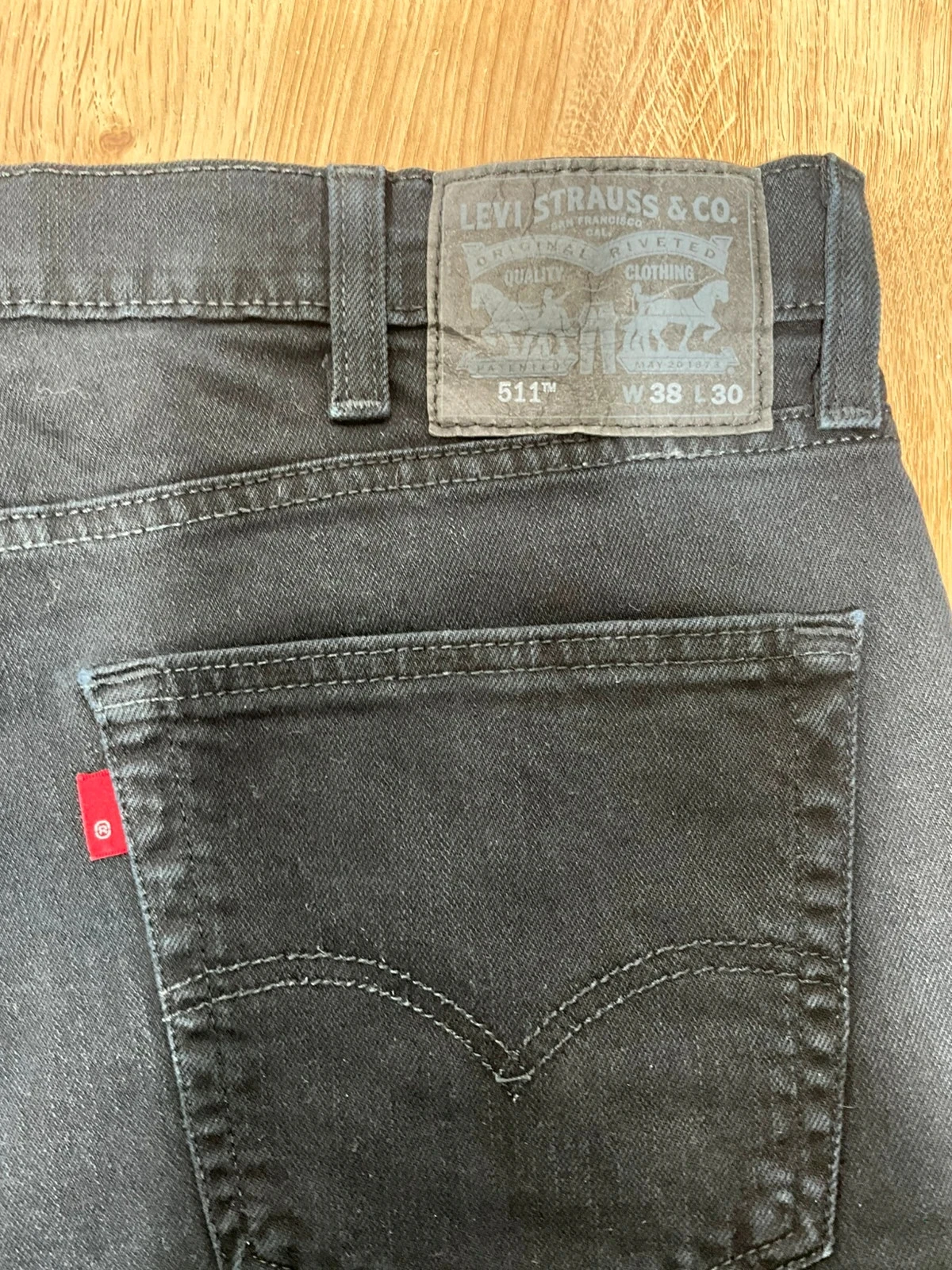 Jean Levi's 511 Coupe Slim W38 L30 Vintage 99% Coton NoirLvh 251 – photo 10